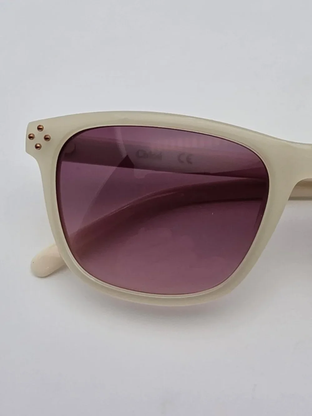 Chloe CE3604S 102 Ivory Frame Brown Gradient Lens Kids Sunglasses 49-17-130
